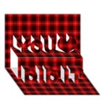 Munro Tartan You Did It 3D Greeting Card (7x5)