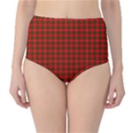 Prince of Rothesay Tartan High-Waist Bikini Bottoms
