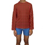 Prince of Rothesay Tartan Kid s Long Sleeve Swimwear