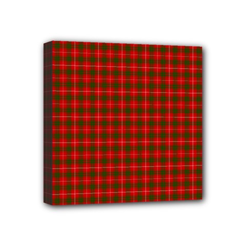 Prince of Rothesay Tartan Mini Canvas 4  x 4  (Stretched) from ArtsNow.com