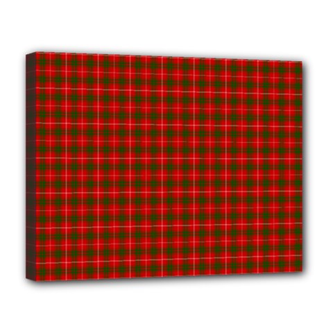 Prince of Rothesay Tartan Canvas 14  x 11  (Stretched) from ArtsNow.com