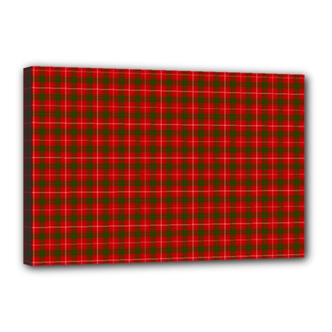 Prince of Rothesay Tartan Canvas 18  x 12  (Stretched) from ArtsNow.com