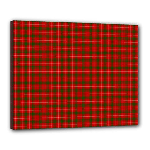 Prince of Rothesay Tartan Canvas 20  x 16  (Stretched) from ArtsNow.com