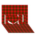 Prince of Rothesay Tartan I Love You 3D Greeting Card (7x5)