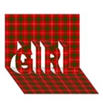 Prince of Rothesay Tartan GIRL 3D Greeting Card (7x5)