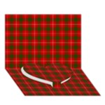 Prince of Rothesay Tartan Heart Bottom 3D Greeting Card (7x5)