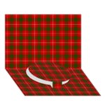 Prince of Rothesay Tartan Circle Bottom 3D Greeting Card (7x5)