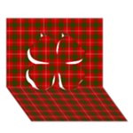 Prince of Rothesay Tartan Clover 3D Greeting Card (7x5)