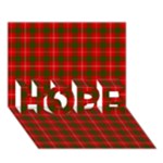 Prince of Rothesay Tartan HOPE 3D Greeting Card (7x5)