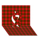 Prince of Rothesay Tartan Ribbon 3D Greeting Card (7x5)
