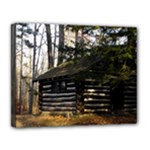 Cabin At The Pennsylvania Grand Canyon  by Ave Hurley  Canvas 14  x 11  (Stretched)