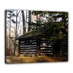 Cabin At The Pennsylvania Grand Canyon  by Ave Hurley  Canvas 20  x 16  (Stretched)
