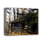 Cabin At The Pennsylvania Grand Canyon  by Ave Hurley  Deluxe Canvas 14  x 11  (Stretched)