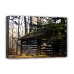 Cabin At The Pennsylvania Grand Canyon  by Ave Hurley  Deluxe Canvas 18  x 12  (Stretched)