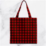 Robertson Tartan Zipper Grocery Tote Bag