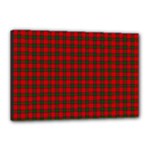 Robertson Tartan Canvas 18  x 12  (Stretched)