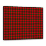 Robertson Tartan Canvas 20  x 16  (Stretched)
