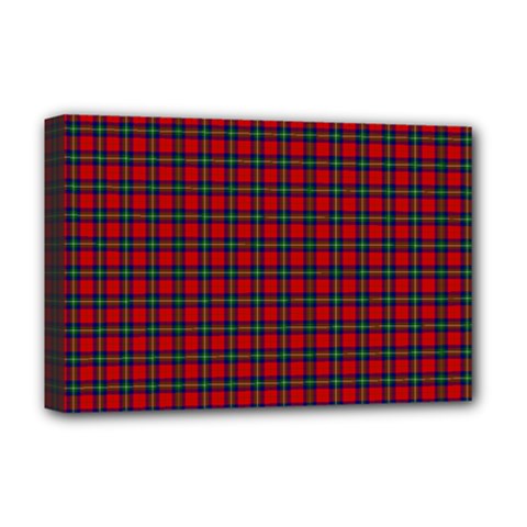 Ruthven Tartan Deluxe Canvas 18  x 12  (Stretched) from ArtsNow.com