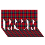 Ruthven Tartan MOM 3D Greeting Card (8x4)