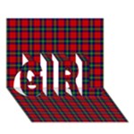 Ruthven Tartan GIRL 3D Greeting Card (7x5)
