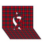 Ruthven Tartan Ribbon 3D Greeting Card (7x5)