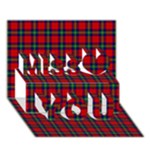 Ruthven Tartan Miss You 3D Greeting Card (7x5)