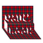 Ruthven Tartan You Rock 3D Greeting Card (7x5)