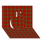 Scott Tartan Apple 3D Greeting Card (7x5)