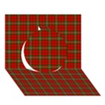 Scott Tartan Circle 3D Greeting Card (7x5)