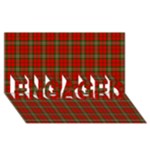 Scott Tartan ENGAGED 3D Greeting Card (8x4)