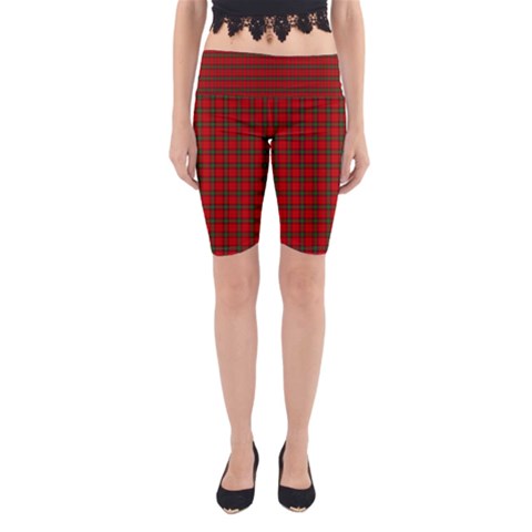 Seton Tartan Yoga Cropped Leggings from ArtsNow.com