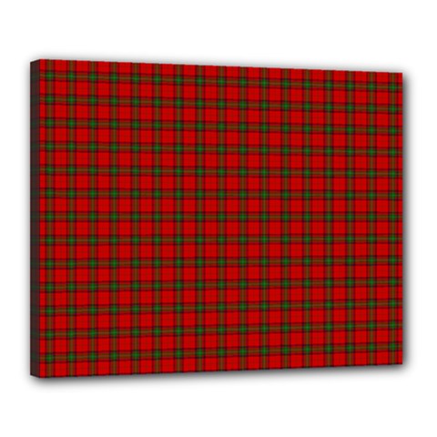Seton Tartan Canvas 20  x 16  (Stretched) from ArtsNow.com