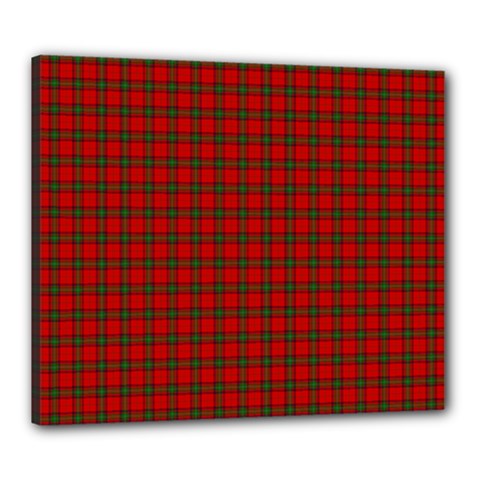 Seton Tartan Canvas 24  x 20  (Stretched) from ArtsNow.com