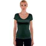 Armstrong Tartan Women s V-Neck Cap Sleeve Top