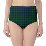 Armstrong Tartan High-Waist Bikini Bottoms
