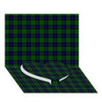Armstrong Tartan Heart Bottom 3D Greeting Card (7x5)