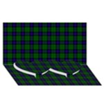 Armstrong Tartan Twin Heart Bottom 3D Greeting Card (8x4)