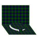 Armstrong Tartan Circle Bottom 3D Greeting Card (7x5)