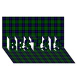 Armstrong Tartan BEST SIS 3D Greeting Card (8x4)