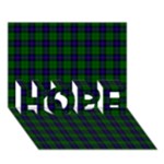 Armstrong Tartan HOPE 3D Greeting Card (7x5)