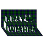 Armstrong Tartan Best Wish 3D Greeting Card (8x4)