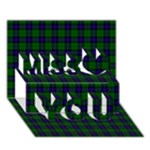 Armstrong Tartan Miss You 3D Greeting Card (7x5)