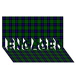 Armstrong Tartan ENGAGED 3D Greeting Card (8x4)
