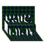 Armstrong Tartan You Did It 3D Greeting Card (7x5)