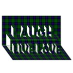 Armstrong Tartan Laugh Live Love 3D Greeting Card (8x4)