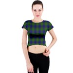 Colquhoun Tartan Crew Neck Crop Top
