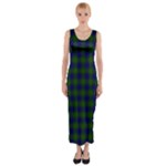 Colquhoun Tartan Fitted Maxi Dress