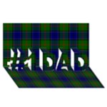 Colquhoun Tartan #1 DAD 3D Greeting Card (8x4)