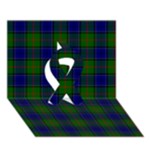 Colquhoun Tartan Ribbon 3D Greeting Card (7x5)