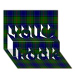 Colquhoun Tartan You Rock 3D Greeting Card (7x5)